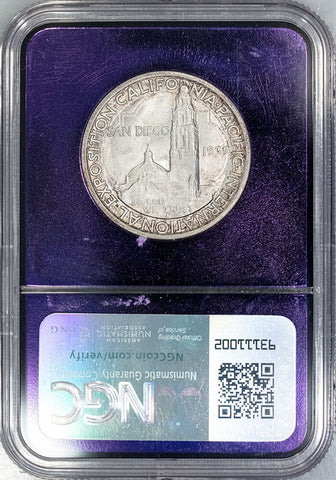 1935-S San Diego Silver Commemorative Half Dollar - NGC MS 67 - Superb Gem