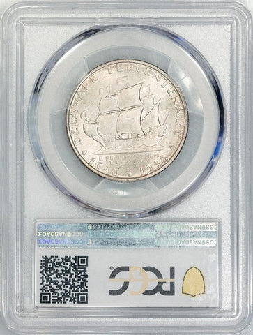 1936 Delaware Silver Commemorative Half Dollar - PCGS MS 67 CAC