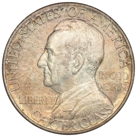 1936 Lynchburg, Virginia Silver Commemorative Half Dollar - NGC MS 67 - Superb Gem