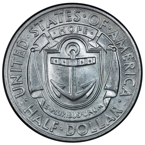 1936-D Rhode Island Silver Commemorative Half Dollar - Brilliant Uncirculated