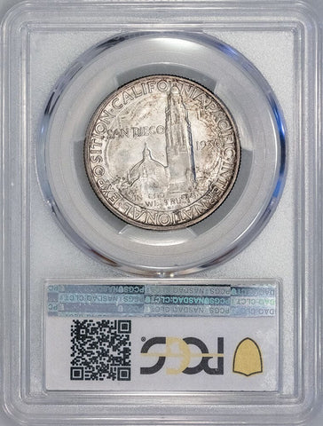 1936-D San Diego Silver Commemorative Half Dollar - PCGS MS 67 - Superb Gem