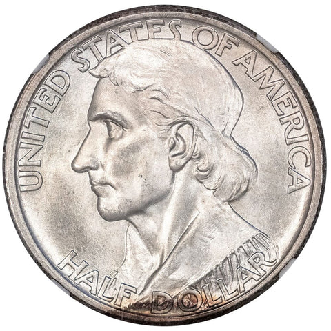 1936-S Daniel Boone Silver Commemorative Half Dollar - NGC MS 67