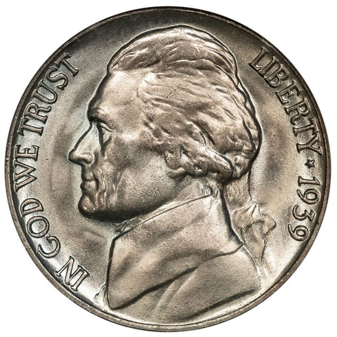 1939-D Jefferson Nickel Reverse of 1940 - ANACS MS 66