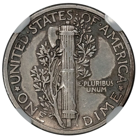 1942/1 Mercury Dime Overdate Error - NGC XF Details