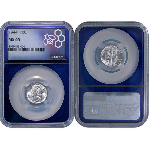 1944-S Mercury Dime - NGC MS 65 - Gem Uncirculated