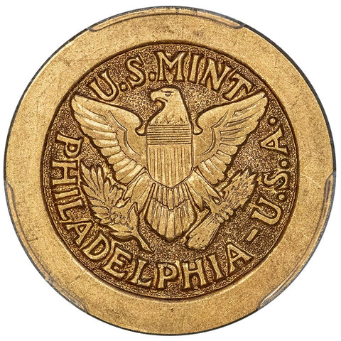 (1947) Saudi Arabia Gold Pound - Struck at the U.S. Mint for ARAMCO - PCGS MS 64 (Top Pop)