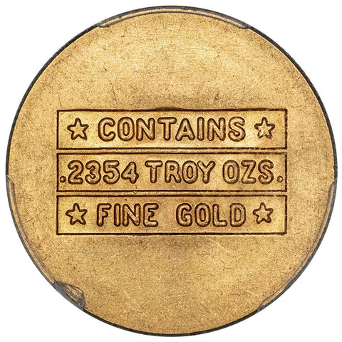 (1947) Saudi Arabia Gold Pound - Struck at the U.S. Mint for ARAMCO - PCGS MS 64 (Top Pop)