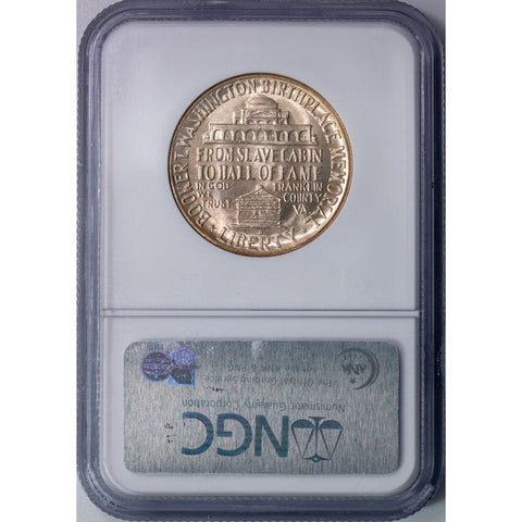 1949 Booker T. Washington Silver Commemorative Half - NGC MS 67
