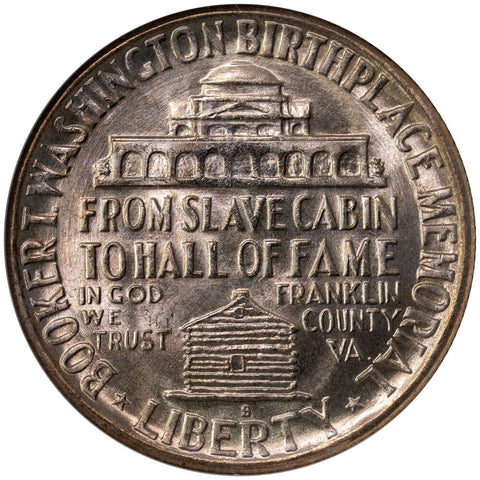 1949 Booker T. Washington Silver Commemorative Half - NGC MS 67