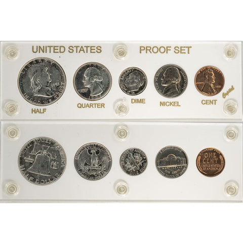1951 Proof Set - Superb Brilliant Proof in Capital Plastic