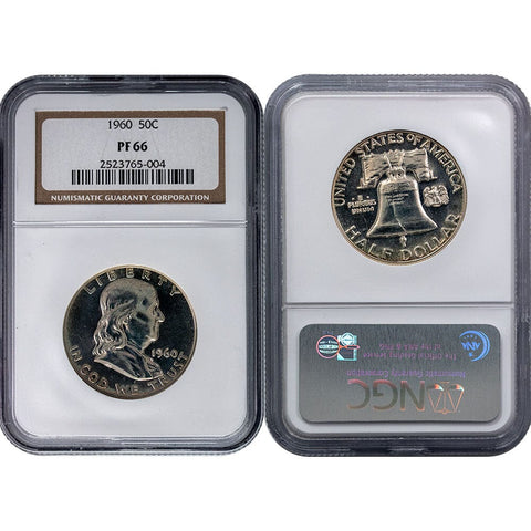 1960 Proof Franklin Half Dollar - NGC PF 66 - Gem Proof