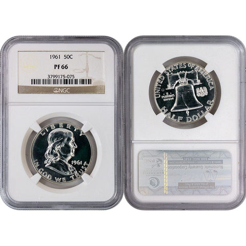 1961 Proof Franklin Half Dollar - NGC PF 66