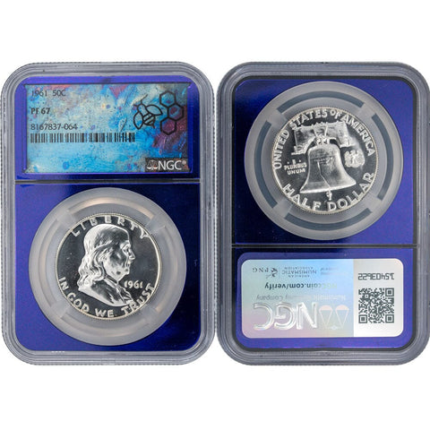 1961 Proof Franklin Half Dollar - NGC PF 67 - Gem Proof
