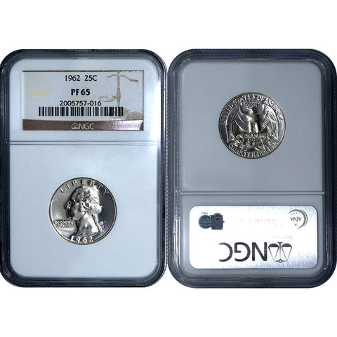 1962 Proof Washington Quarter - PF 65 - Gem Proof