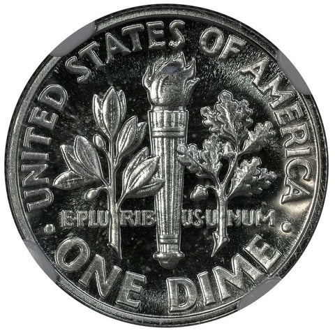 1964 Silver Proof Roosevelt Dime - NGC PF 67 - Pointed 9