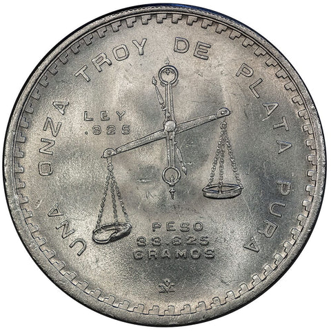1979-MO Mexico Silver Onza 1 toz ASW KM. 49 - PQ Brilliant Uncirculated