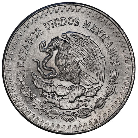 1982 Mexico 1 Onza "Libertad" 1 oz Silver KM.494.1 - Brilliant Uncirculated