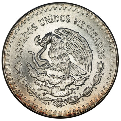 1986 Mexico 1 Onza 1 oz Silver KM.494.1 - Brilliant Uncirculated