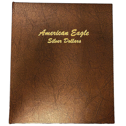 1986 to 2009 American Silver Eagle Set in Nice Deluxe Bookshelf Dansco Album