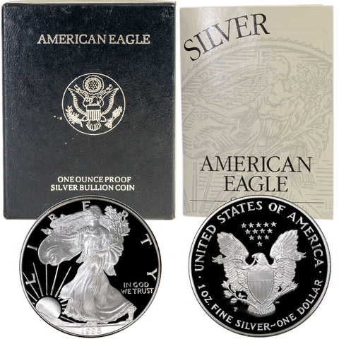 1996-P Proof American Silver Eagle - Gem Proof in OGP w/ CoA