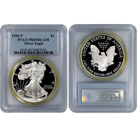 1996-P Proof American Silver Eagle - PCGS PR 69 DCAM