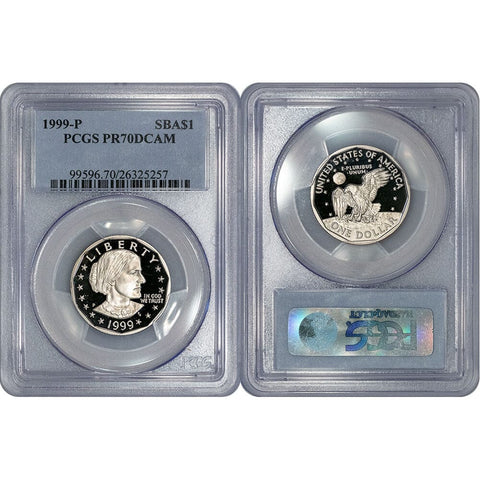 Proof 1999-P Susan B. Anthony Dollar - PCGS PR 70 DCAM