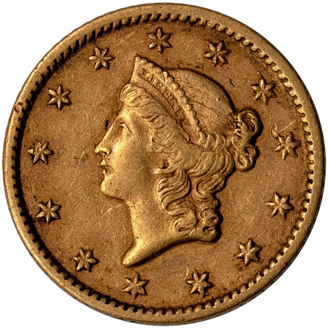 1851 Type-1 Gold Dollar - Extremely Fine
