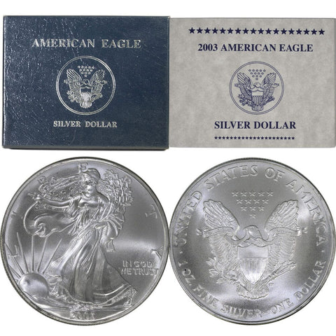 2003-P American Silver Eagle - Gem Uncirculated in OGP w/ CoA