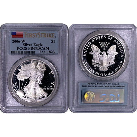 2006-W Proof American Silver Eagle - PCGS PR69 DCAM - Gem Proof