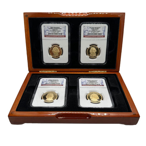 4-Coin Set of 2007-S Proof Presidential Dollars - NGC PF 70 UCAM