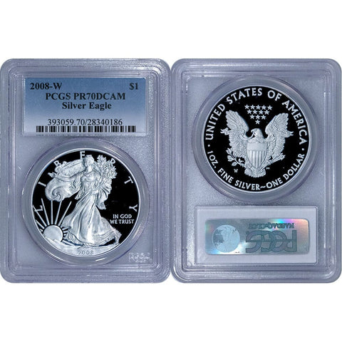 2008-W Proof American Silver Eagle - PCGS PR 70 DCAM