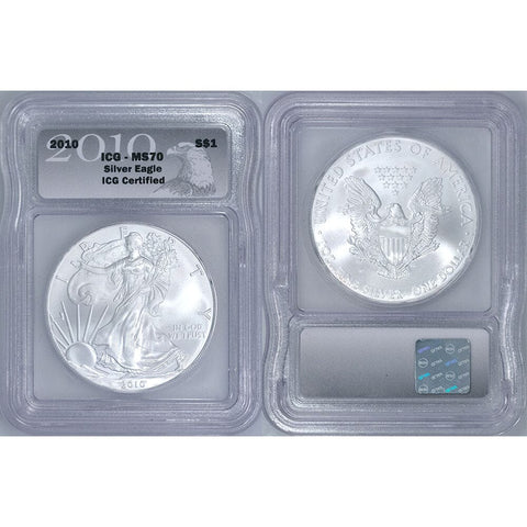 2010 American Silver Eagle - ICG MS 70