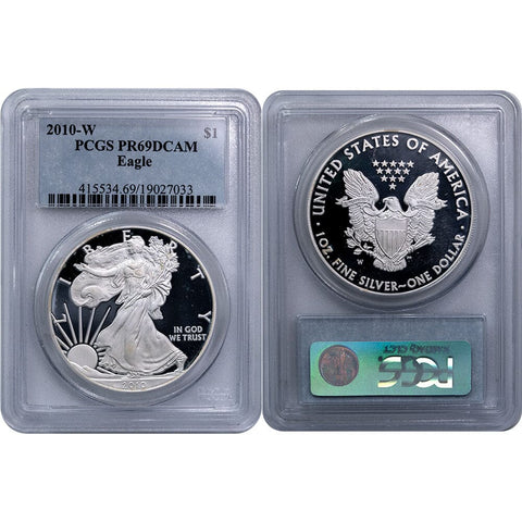 2010-W Proof American Silver Eagle - PCGS PR 69 DCAM