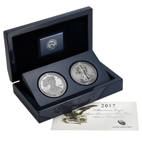 2012-S American Eagle San Francisco 2-Coin Set - Gem in OGP