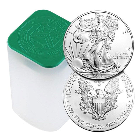 2013 American Silver Eagle Mint Rolls of 20 - Crisp Original BU