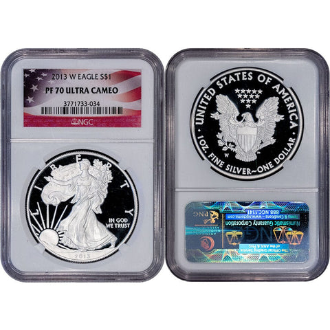 2013-W Proof American Silver Eagle - NGC PR 70 UCAM