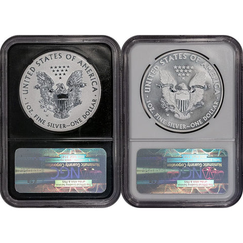 2013-W West Point 2-Coin American Silver Eagle Set - NGC PF/SP 70