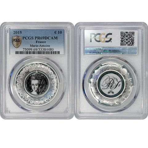 2015 France Silver 10 Euro KM. 2195 Gad C915 - PCGS PR 69 DCAM