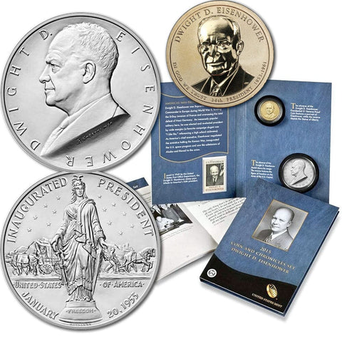 2015 Dwight D. Eisenhower Coin & Chronicles Set - Gem in Nice OGP