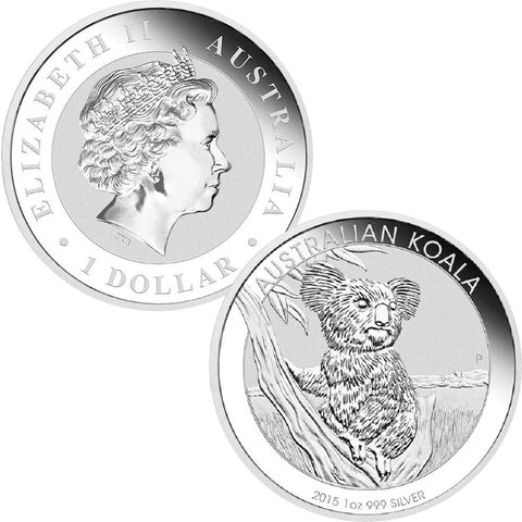 2015 Australia $1 Silver 1 oz. Koala - Gem Uncirculated in Capsule