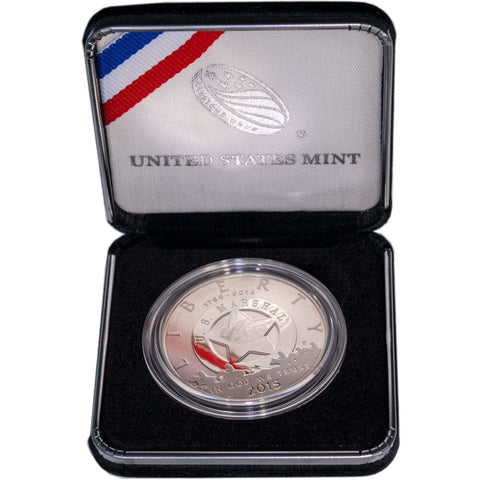 2015-P United States Marshals Service 225th Anniversary Silver Dollar - Gem Proof in OGP