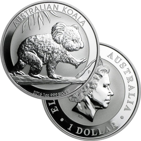 2016 Australia $1 Silver 1 oz. Koala - Gem Uncirculated