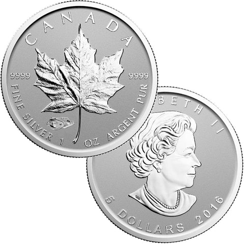 2016 Tank Privy $5 Canadian 1 oz Silver Maple Leaf .9999 Silver - Gem in Capsule
