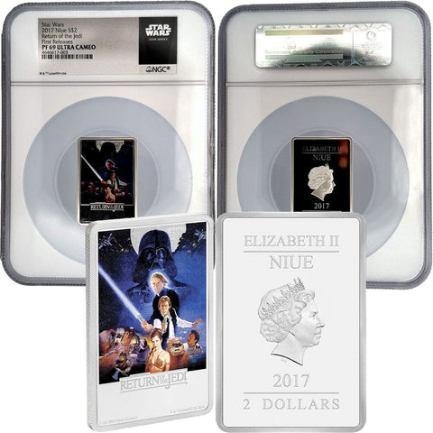 2017 Niue 1 oz Silver $2 Star Wars - Return of the Jedi - NGC PF 69 UCAM