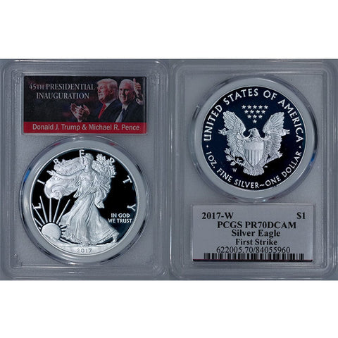 2017-W Proof American Silver Eagle - PCGS 70 DCAM First Strike