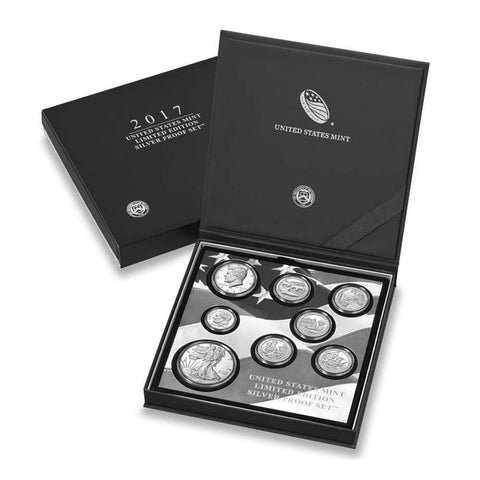 2017 US Mint Limited Edition Silver Proof Set - New In Original Box with COA