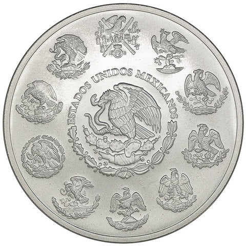 2019 Mexico 5 oz .999 Silver Libertad - Mintage 18,000 - Gem in Capsule