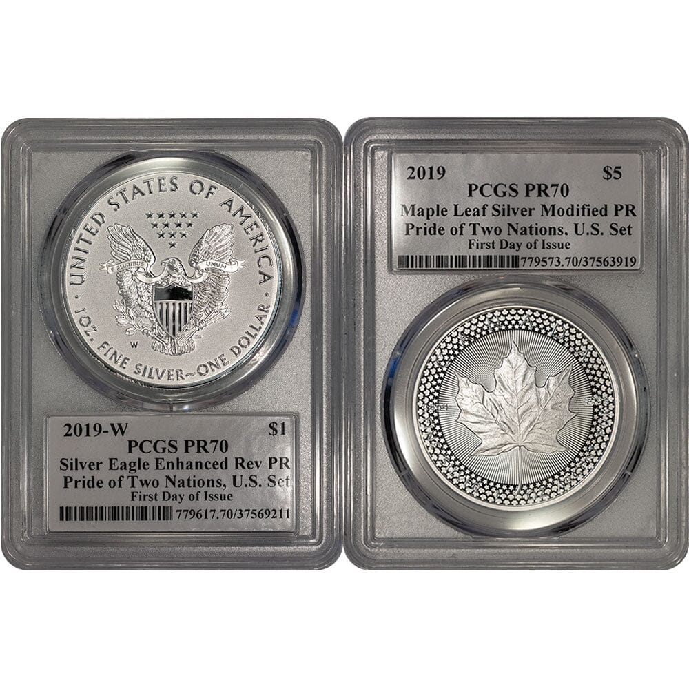 【新品】メープルリーフ銀貨 Mapla 2019 PCGS PR70 FDOI 新品】メープルリーフ銀貨 Mapla 2019 PCGS PR70 FDOI 新品】メープル
