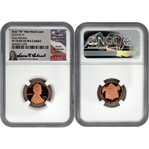 2019-W Proof Lincoln Shield Cent - NGC PF 70 RD UCAM
