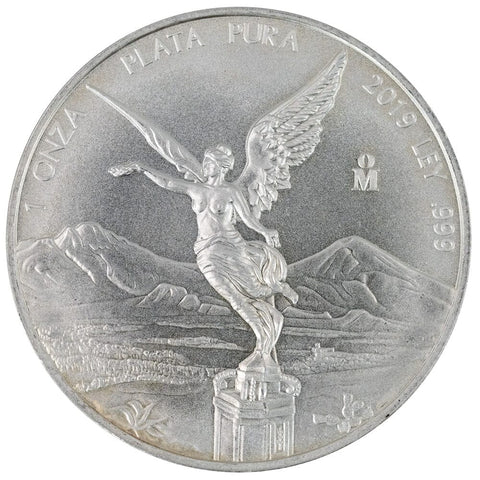 2019 Mexico 1 Onza "Libertad" 1 oz Silver - Gem Brilliant Uncirculated